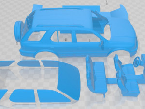 Opel Frontera B 1998 Printable Car 3D 프린트 모델