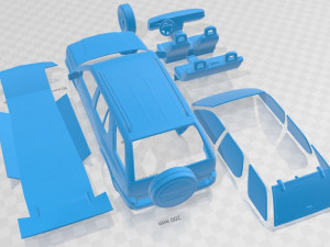 Opel Frontera B 1998 Printable Car 3D 프린트 모델
