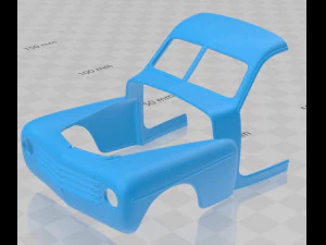 Volvo PV 444 Printable Car 3D Print Model