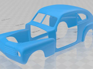 Volvo PV 444 Printable Car 3D Print Model