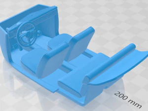 Volvo PV 444 Printable Car 3D Print Model