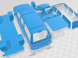 GMC Yukon XL 2000 Printable Car 3D Print Model