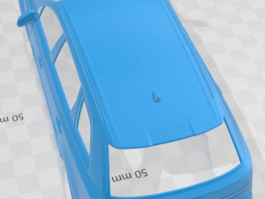 Audi Q7 2020 Printable Body Car Modello di stampa 3D