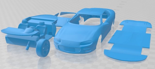 Chevrolet Camaro Coupe 2000 Printable Car 3D प्रिंट मॉडल .c4d .max .obj .3ds .fbx .stl .blend 