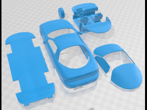 Chevrolet Camaro Coupe 2000 Printable Car 3D प्रिंट मॉडल