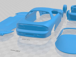 Chevrolet Camaro Coupe 2000 Printable Car 3D प्रिंट मॉडल