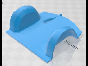 Fiat 1100 B 1949 Printable Car Model do druku 3D