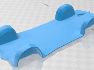 Fiat 1100 B 1949 Printable Car Model do druku 3D