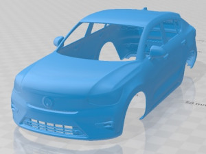 Volvo C40 Recharge 2022 Printable Car 3D Baskı Modeli