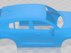Volvo C40 Recharge 2022 Printable Car 3D प्रिंट मॉडल