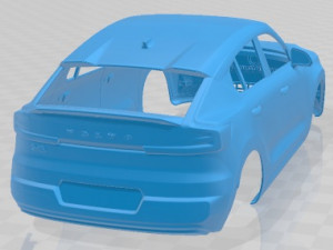 Volvo C40 Recharge 2022 Printable Car 3D प्रिंट मॉडल