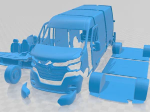 Renault Master Van L2H2 2020 Printable 3D Print Model