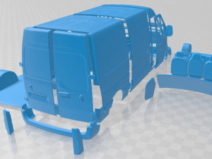 Renault Master Van L2H2 2020 Printable 3Dプリントモデル