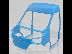 Renault Master Van L2H2 2020 Printable 3Dプリントモデル