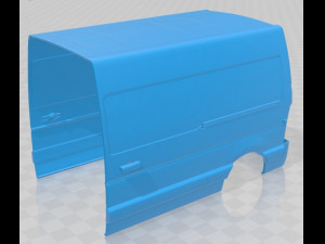 Renault Master Van L2H2 2020 Printable 3Dプリントモデル