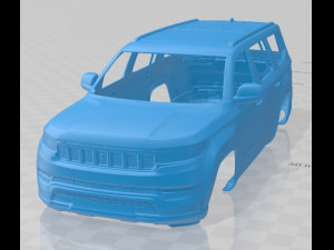Jeep Grand Wagoneer 2022 Printable Body Car Modelo de impresión 3D
