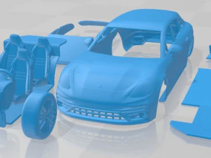 Porsche Panamera T S ST 2021 Printable Car 3D Print Model