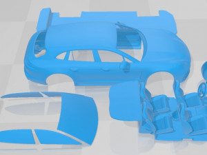 Porsche Panamera T S ST 2021 Printable Car 3D Принт Модель
