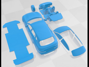 Porsche Panamera T S ST 2021 Printable Car 3D Принт Модель