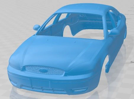 Taurus 2000 Printable Body Car 3D Print Model .c4d .max .obj .3ds .fbx .stl .blend 