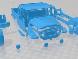 Toyota Land Cruiser Pickup 1979 Printable Car 3D Print Model