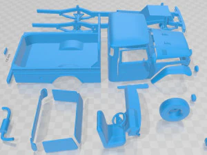 Toyota Land Cruiser Pickup 1979 Printable Car 3D Print Model