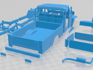 Toyota Land Cruiser Pickup 1979 Printable Car 3D Print Model