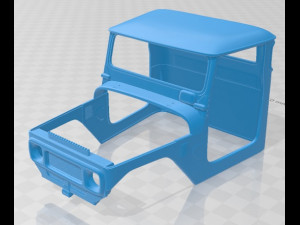 Toyota Land Cruiser Pickup 1979 Printable Car 3D-printmodel