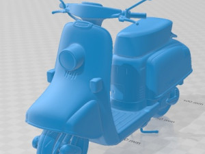 Honda Julio Scooter Printable Motorcycle Modelo de impresión 3D