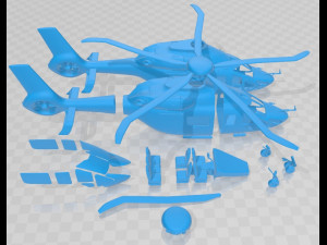 Airbus Helicopter H160 Printable 3D Print Model