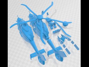 Airbus Helicopter H160 Printable 3D Print Model