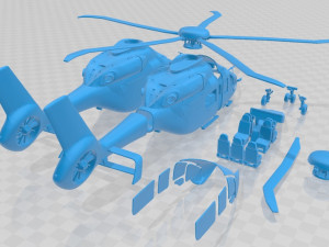 Airbus Helicopter H160 Printable 3D Print Model