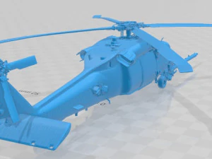 UH 40 Military Helicopter Printable 3D Print Model