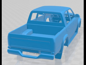 Toyota Hilux Double Cab 2001 Printable Body Car Modello di stampa 3D