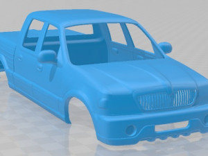 Lincoln Blackwood 2001 Printable Body Car 3D 打印模型