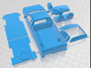 Falcon UTE XLS 2000 Printable Car 3D Print Model