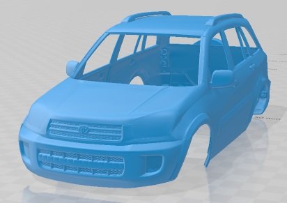 Toyota RAV4 5 Door 2001 Printable Body Car 3D 打印模型 .c4d .max .obj .3ds .fbx .stl .blend 