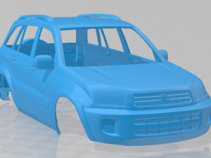 Toyota RAV4 5 Door 2001 Printable Body Car 3D 打印模型
