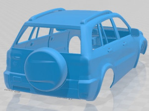 Toyota RAV4 5 Door 2001 Printable Body Car 3D 打印模型