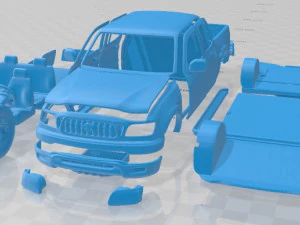 Toyota Tacoma Double Cab Limited 2001 Printable Car 3D Print Model