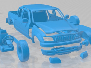 Toyota Tacoma Double Cab Limited 2001 Printable Car Modelo de Impressão 3D