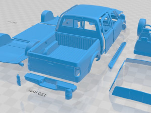 Toyota Tacoma Double Cab Limited 2001 Printable Car Modelo de Impressão 3D