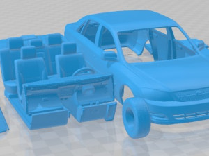 Toyota Avalon XL 2001 Printable Car 3D प्रिंट मॉडल