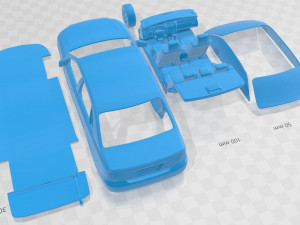 Toyota Avalon XL 2001 Printable Car 3D प्रिंट मॉडल