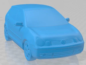 Volkswagen Polo 2001 Printable Car 3D Print Model