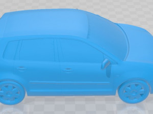 Volkswagen Polo 2001 Printable Car 3D-printmodel