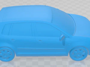 Volkswagen Polo 2001 Printable Car 3D Print Model
