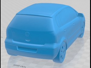 Volkswagen Polo 2001 Printable Car 3D-printmodel