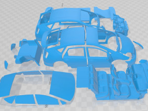 Toyota Prius 2003 Printable Car 3D Принт Модель