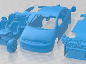 Toyota Prius 2003 Printable Car 3D Baskı Modeli
